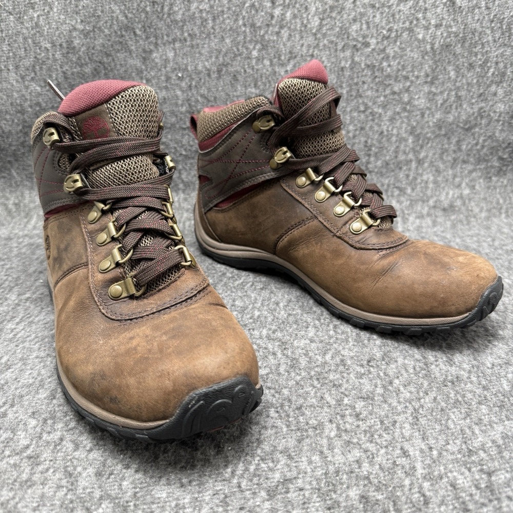Timberland Women's Norwood Mid Waterproof Hiking Boot Dark Brown Size 8